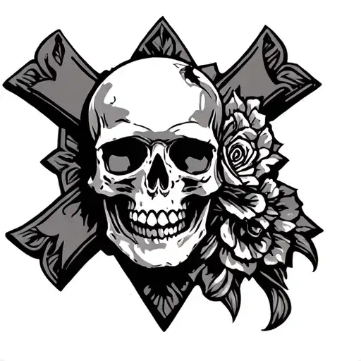 Cross And Skull