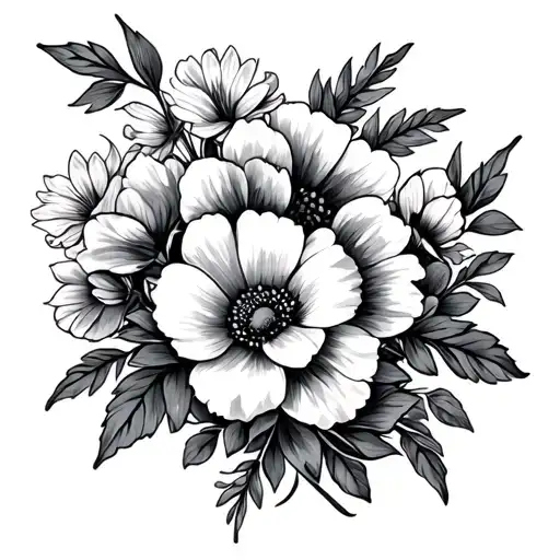 Birth Flower Bouquet