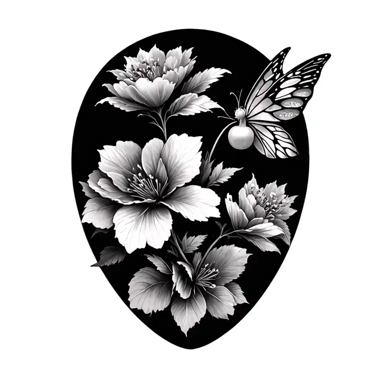 Fairy Big Cherry Flowers