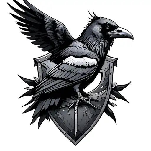 Raven Shield Adorned
