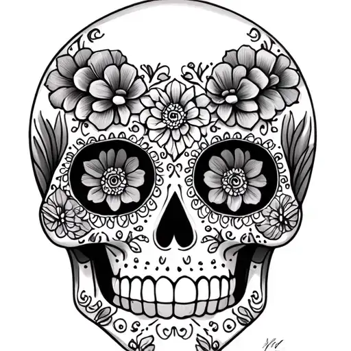 Sugar Skull Soft Shading