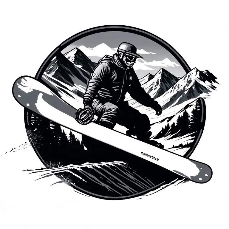 Carpenter Architekt Snowboard Grindelwald Mountains