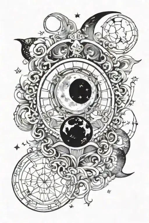 Family Members Moon Phase Design