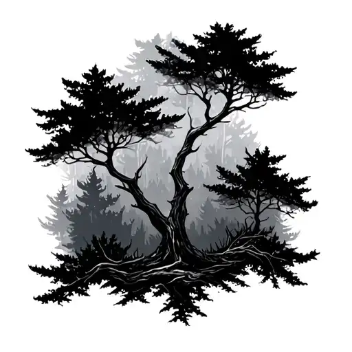 Forest Branches Forming