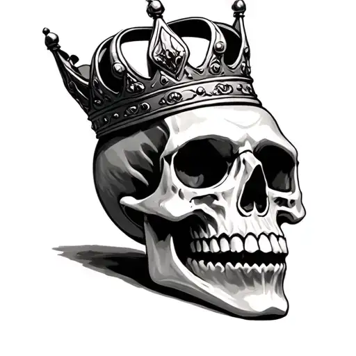 Skull With A Crown