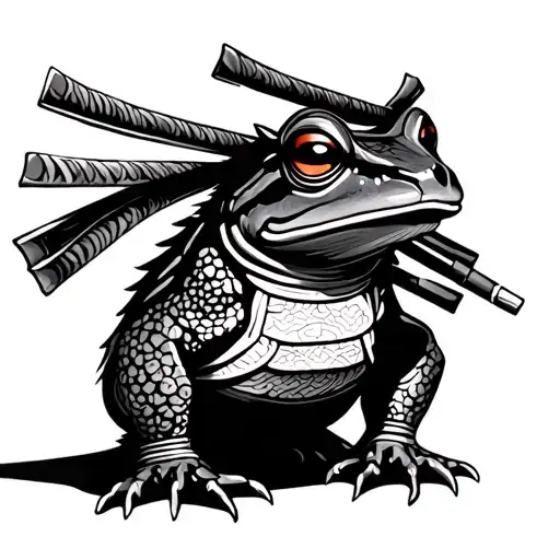 Samurai Frog