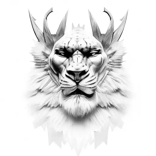 Warrior King Holding His Head High