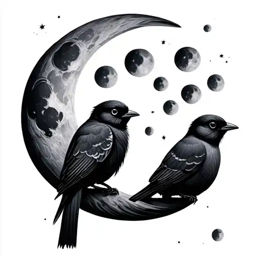 5 Bird's Family Moon