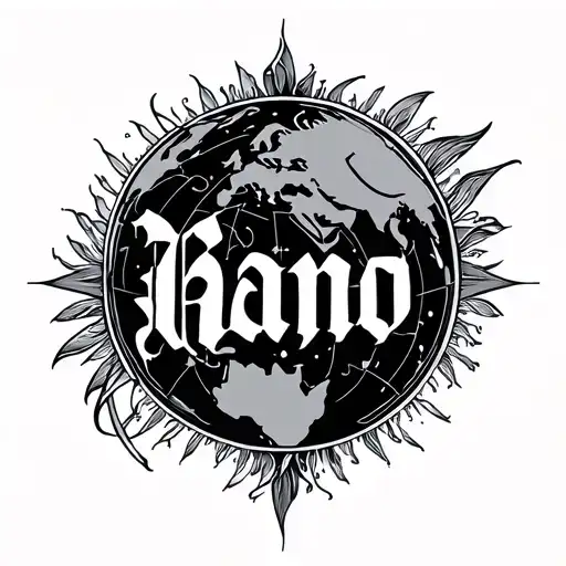 Beautiful Design Of The Name Of The World