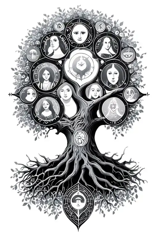 Family Tree Zodiac Signs