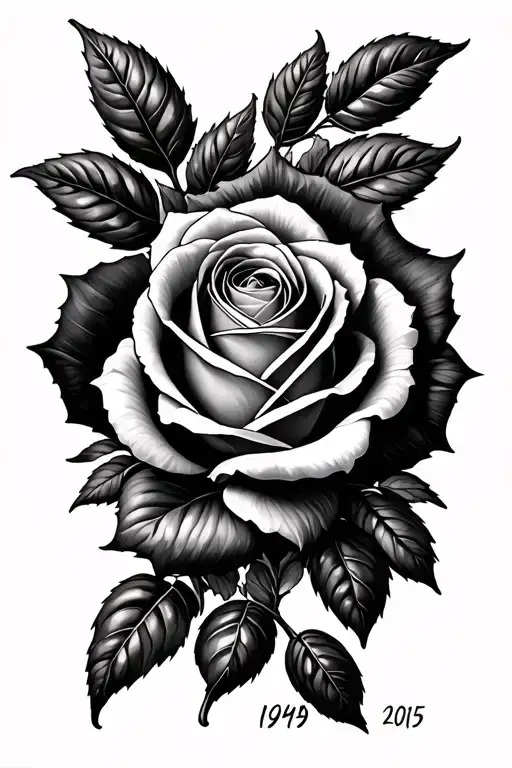 Rose And Dates 1949 And 2015