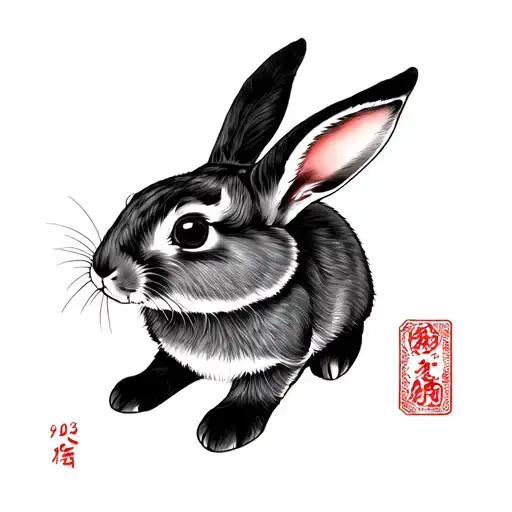Chinese Year Animal Rabbit 49 Old Male