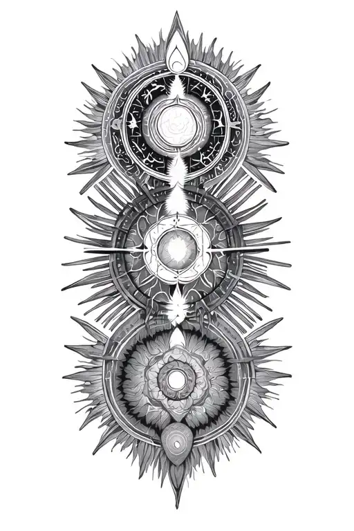 Chakras Celestial Zodiac Sign Intertwined