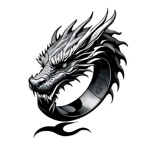 Drgn-year Of The Dragon-freedom-ring 3D