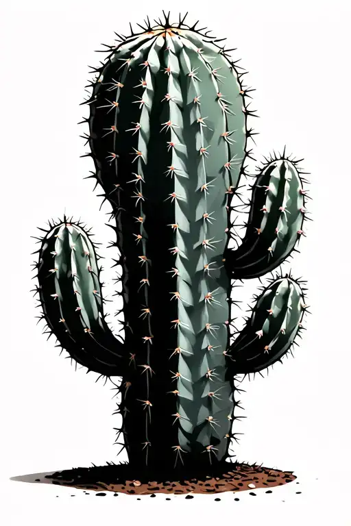 Cactus Wearing A Balaklava
