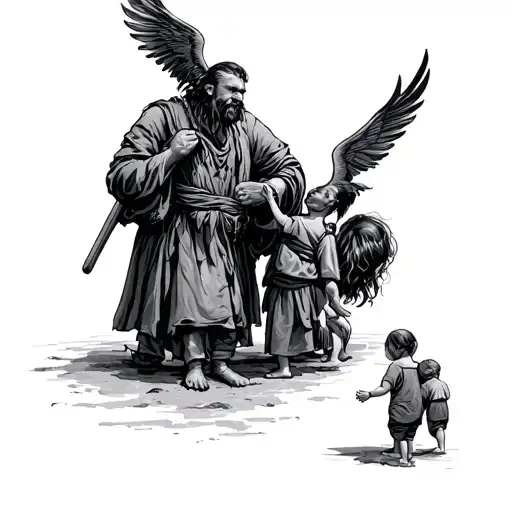 Father Protect Children