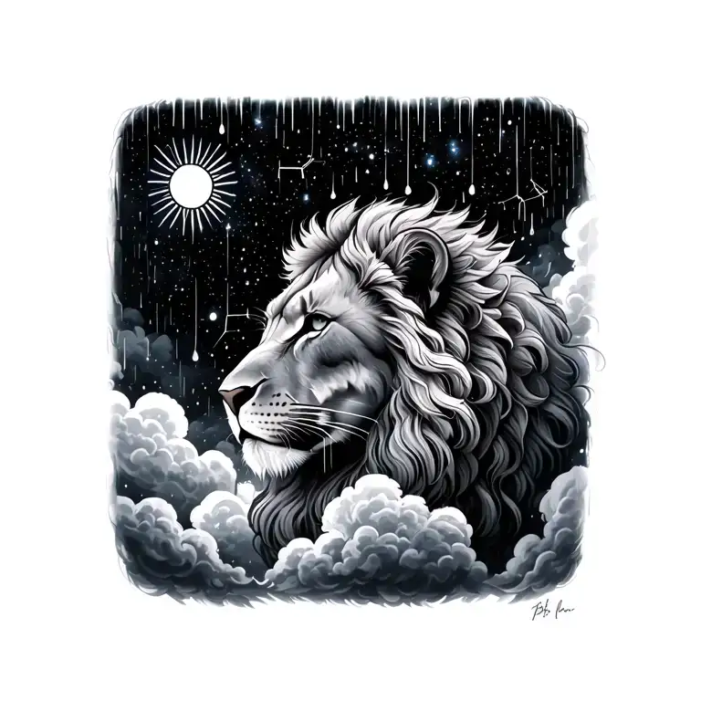 Leo Constellation Clouds Sun Rain