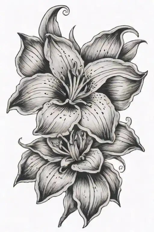 One Little Real Lillie Flower