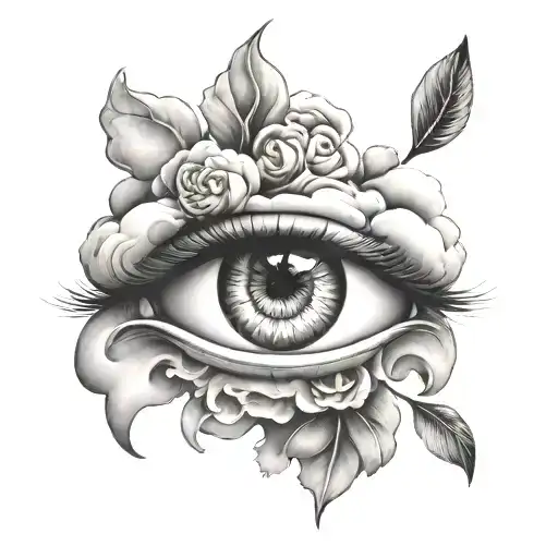 Cloud Eye Inside Symbolizing The Client's Passion