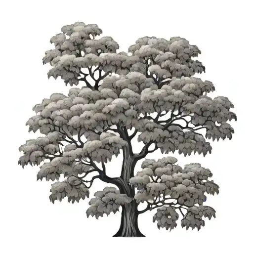 Catalpa Tree Representing Family