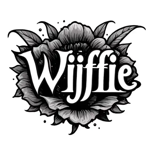 The Word Wijffie Nicely Written