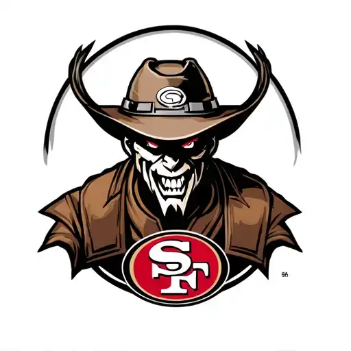 Evil Miner With 49Er Logo