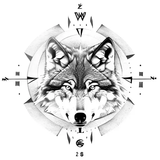 Wolf Mountains Moon Compass