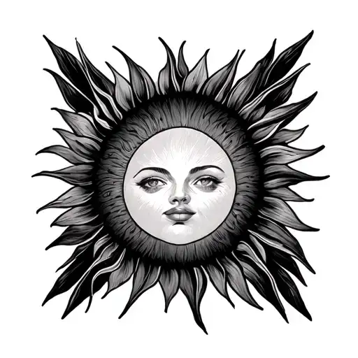 Shading Surrounding Sun On Shoulder