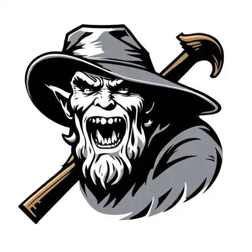 49Er Logo With Evil Old Miner