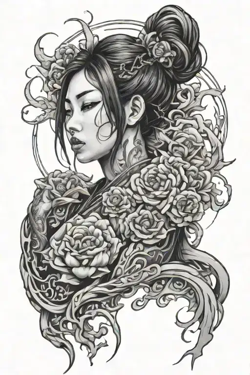 Dark Japanese Female Scary Trauma