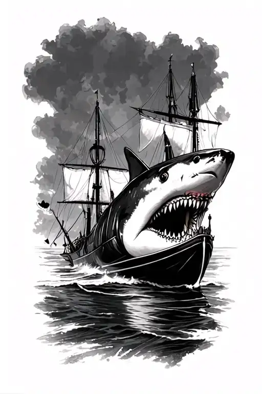 Sea Anker Shark Vessel Sailing Beach