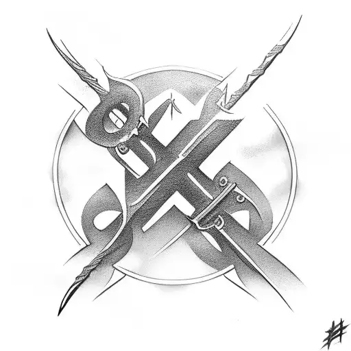 Faith Leg Tattoo With Cross