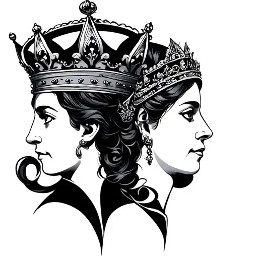 Crown King And Queen
