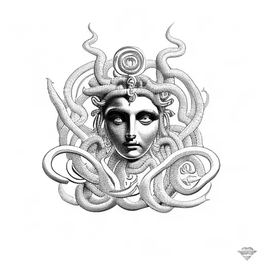 Medusa Goddess Versace Logo