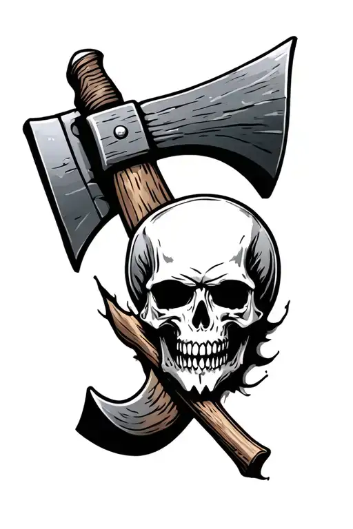 Skull Axe