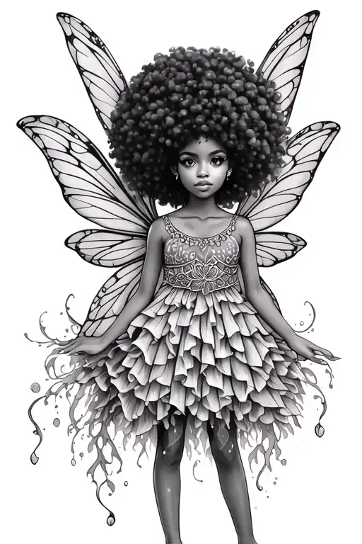Afro Fairy Standing