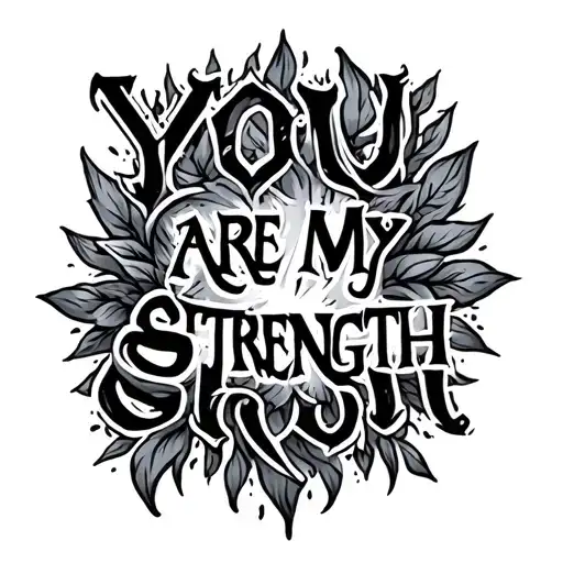 You Are My Strength Symbol