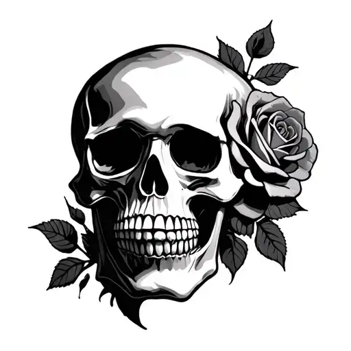 Skull Roses