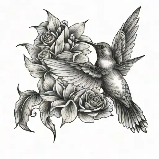 Hummingbird And Angel