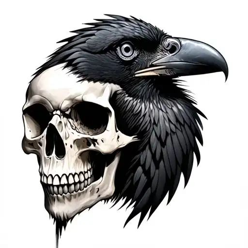 Plegue Crow Doctor In Skull