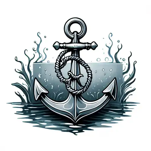 Broken Anchor Underwater