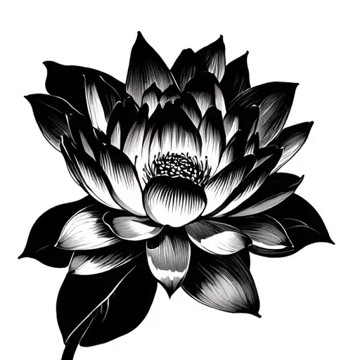 Mama Lotus Flower Blooming