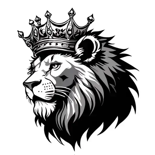 Lion With Crown