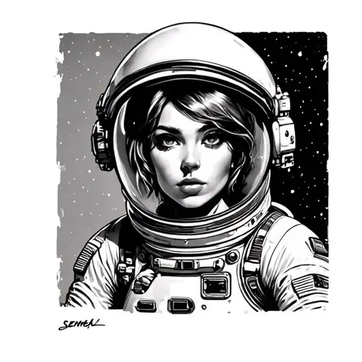 Sexi Astronaut Girl
