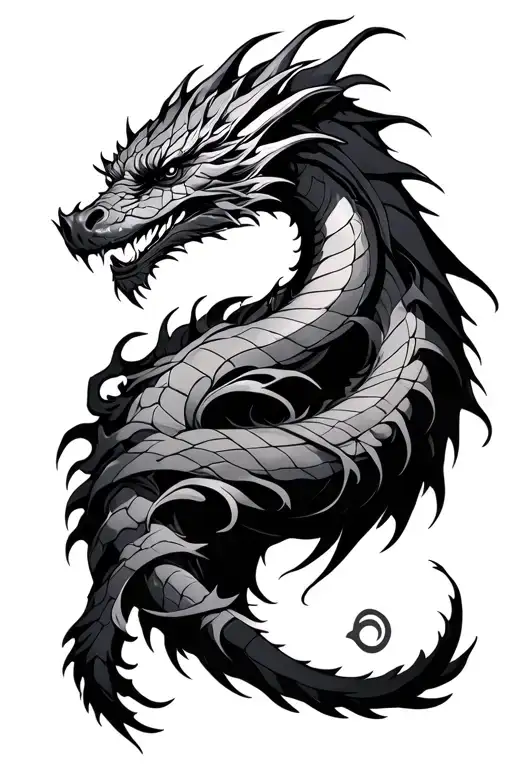 Cybersigil Arm Dragon Wrapped Tightly
