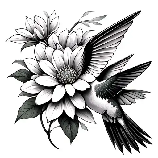 Hummingbird And Fuji Mum