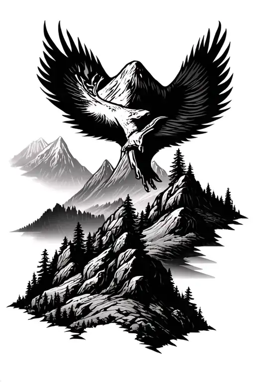 Mountainous Nature Scene