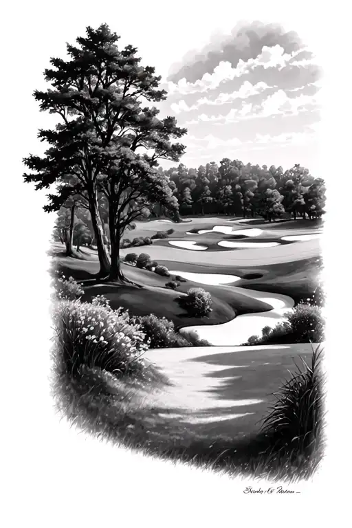 Golf Course Landscape