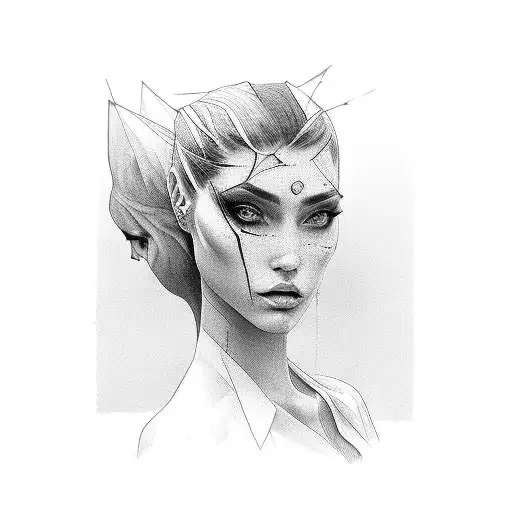 Dark Bio Portrait Woman