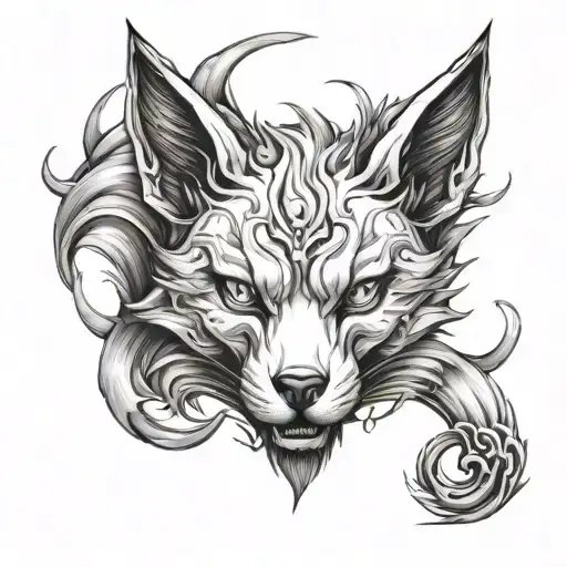 Demonic Kitsune Fox